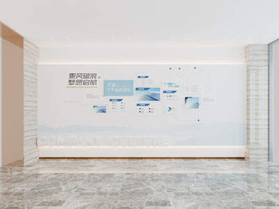 现代企业文化墙