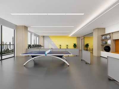 现代乒乓球馆3d模型 现代乒乓球馆