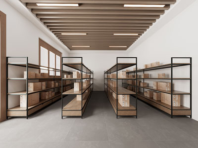 现代物流仓库 仓储 货架