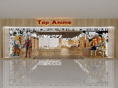 现代儿童动漫手办专卖店