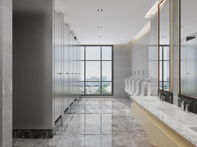 现代公共卫生间