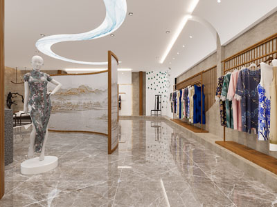 新中式旗袍 汉服专卖店