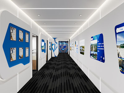 现代公司展览过道走廊