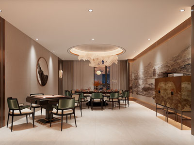 新中式酒店包厢包间