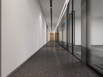 现代办公走廊过道