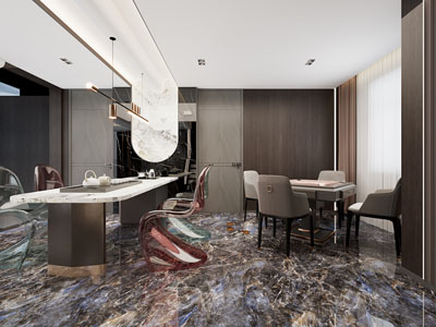 新中式棋牌室 休闲娱乐室