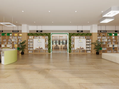 现代图书馆 阅览室 书吧3d模型 现代图书馆 阅览室 书吧