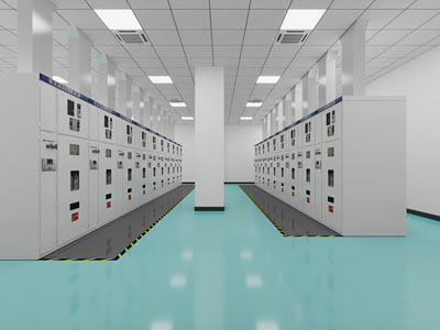 现代配电房 设备间 机房
