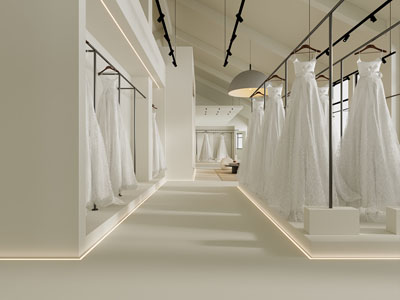 现代婚纱专卖店