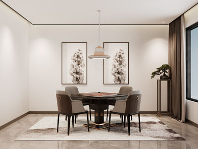 新中式棋牌室 娱乐休闲室