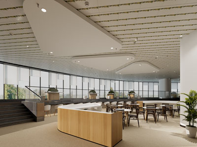 现代图书馆 阅览室阅读区3d模型 现代图书馆 阅览室阅读区