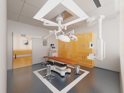 现代医院手术室3d模型 现代医院手术室