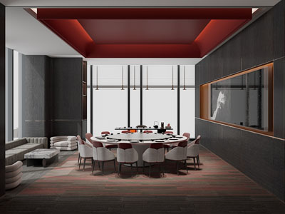 现代酒店包厢包间3d模型 现代酒店包厢包间