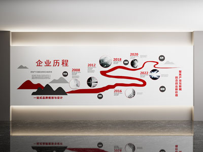 现代企业文化墙