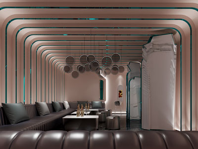 现代KTV包房3d模型 现代KTV包房