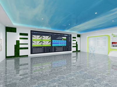 现代企业展厅展览3d模型 现代企业展厅展览