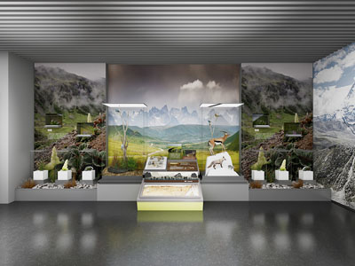 现代生态环境展厅展览3d模型 现代生态环境展厅展览