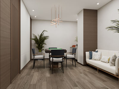 现代棋牌室 休闲娱乐室