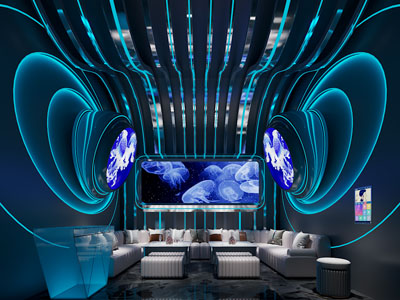 现代KTV包房3d模型 现代KTV包房