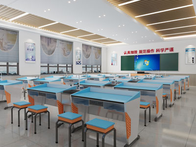 现代学校实验室3d模型 现代学校实验室