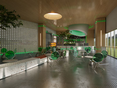 现代复古咖啡厅