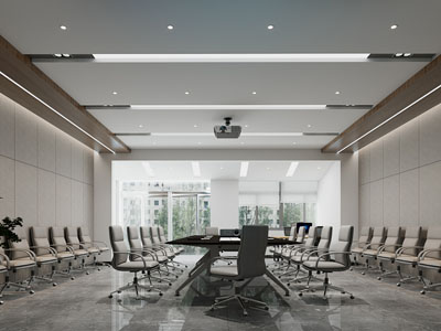 现代会议室3d模型 现代会议室