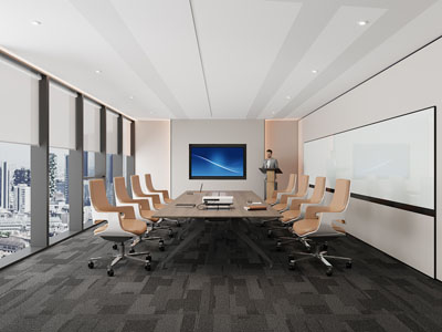 现代会议室3d模型 现代会议室
