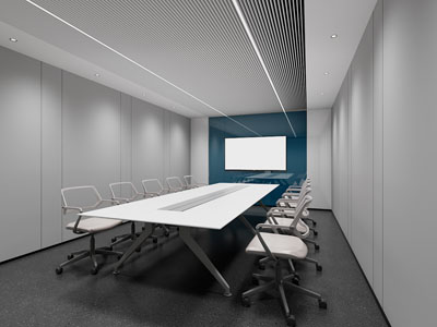 现代会议室3d模型 现代会议室