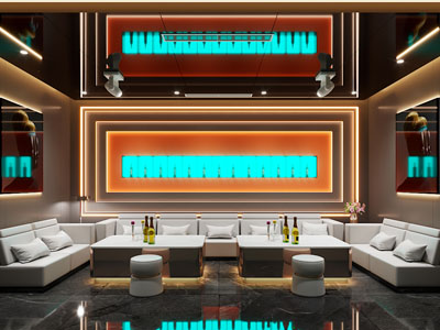 现代KTV包房3d模型 现代KTV包房