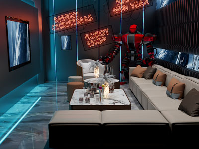 现代KTV包房3d模型 现代KTV包房