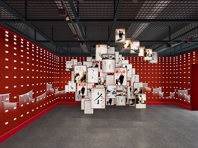 现代党建展厅展览3d模型 现代党建展厅展览