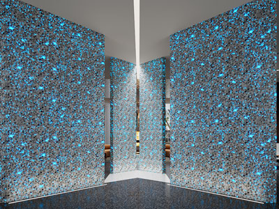 现代大厅接待区隔断3d模型 现代大厅接待区隔断