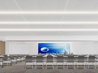 现代会议室 报告厅3d模型 现代会议室 报告厅