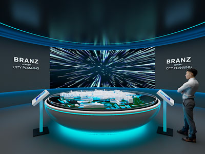 现代展厅展览3d模型 现代展厅展览