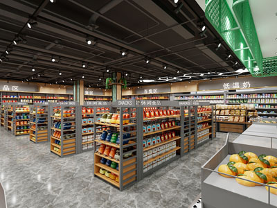 现代零食百货超市 便利店3d模型 现代零食百货超市 便利店