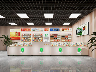 现代烟酒专卖店3d模型 现代烟酒专卖店