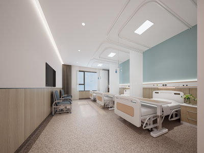 现代医院病房3d模型 现代医院病房