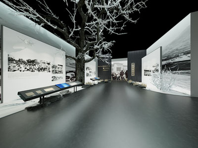 现代博物馆展厅展览3d模型 现代博物馆展厅展览