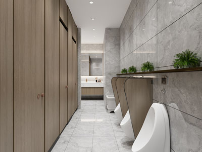 现代公共卫生间 洗手间3d模型 现代公共卫生间 洗手间