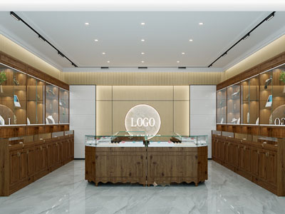 新中式中古风珠宝首饰专卖店