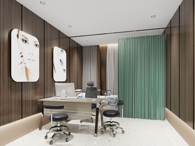 现代美容院诊所 门诊3d模型 现代美容院诊所 门诊