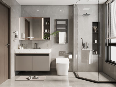 现代洗手间 卫浴间