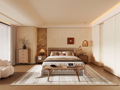 新中式中古风卧室