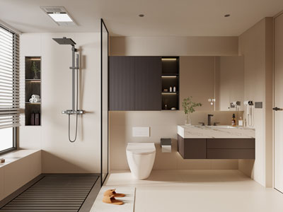 现代卫浴间 洗手间