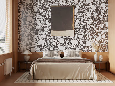 现代中古风卧室