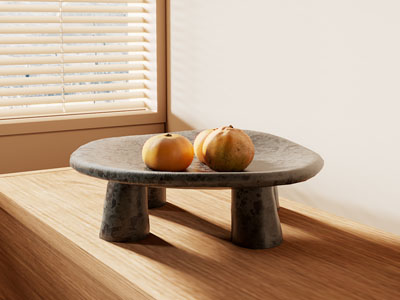 侘寂风果盘水果 摆件组合