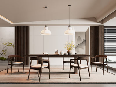 现代中古风餐厅