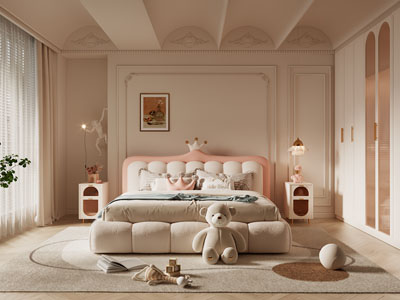 法式奶油风卧室 儿童房