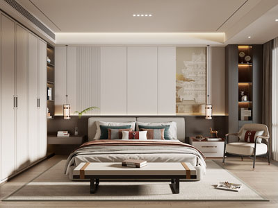 新中式卧室