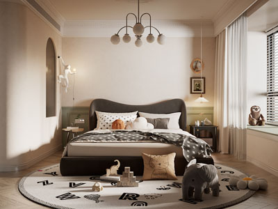 法式卧室 儿童房 女儿房